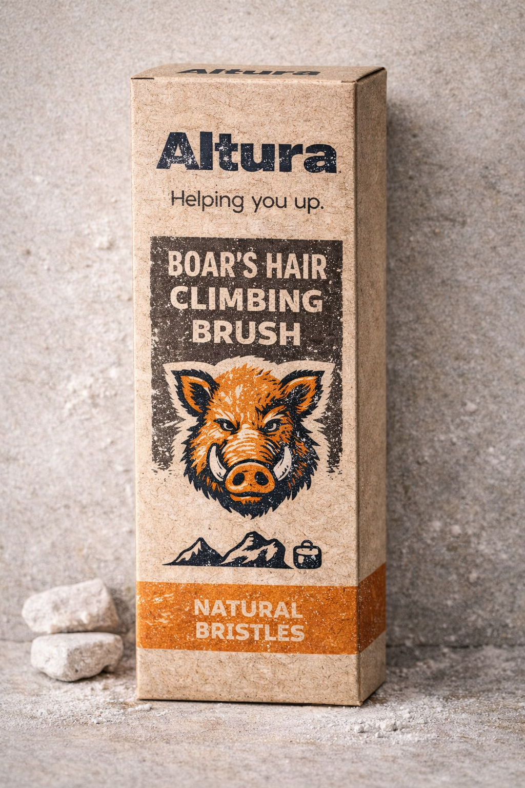 Altura Natural Boar Bristle Climbing Brush – Rosewood Bouldering Chalk Brush